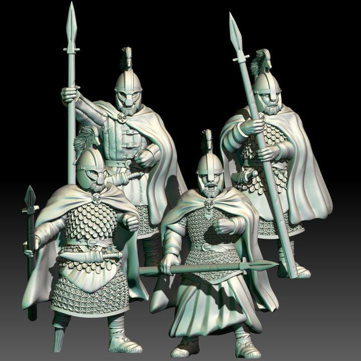 Horse Lords Guards | 28mm Scale Fantasy Infantry Miniatures