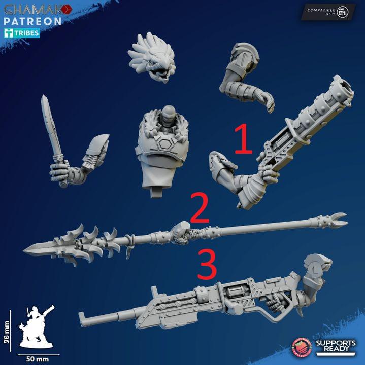 Scavengers Ravok Riders | 32/28mm Heroic-Scale Sci-Fi Monster Miniatures