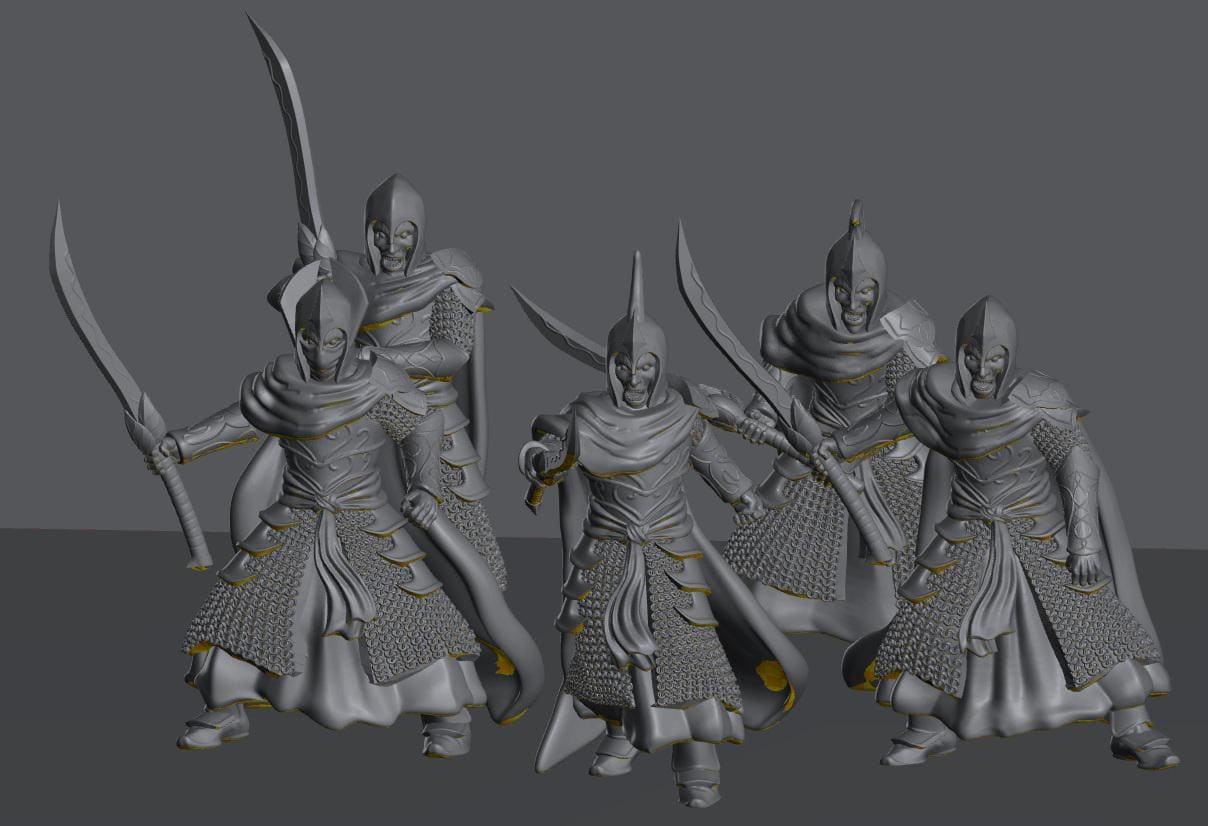 Oathbreaker Elven Warriors | 28mm Scale Fantasy Infantry Miniatures