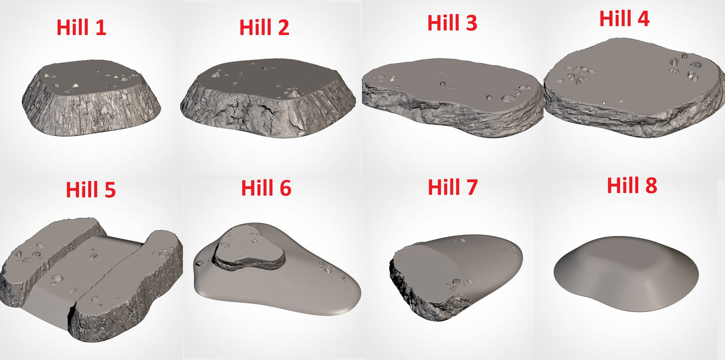 Classic Hills | 32/28mm Wargaming Scenery and Miniature Terrain