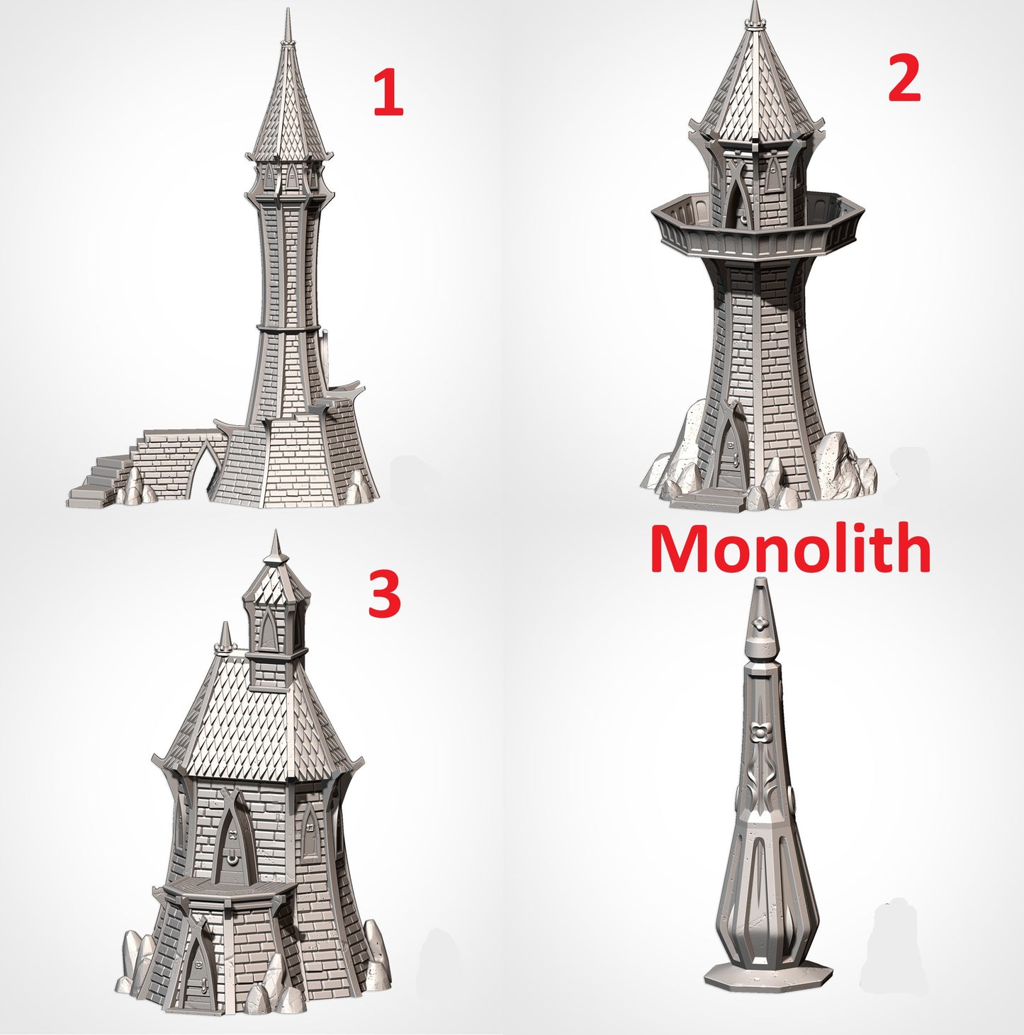 Elven Buildings | 32/28mm Wargaming Scenery and Miniature Terrain