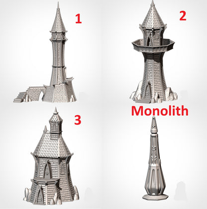 Elven Buildings | 32/28mm Wargaming Scenery and Miniature Terrain
