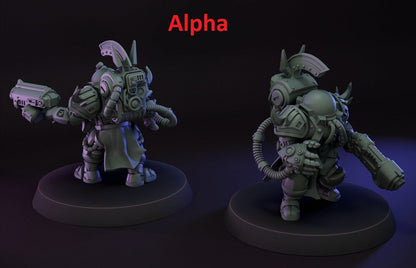 Droidkyn Heroes | 32/28mm Heroic-Scale Sci-Fi Infantry Miniatures