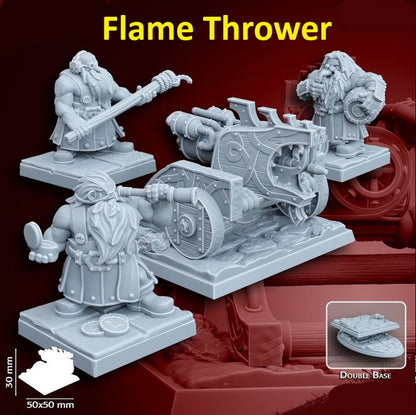 Dwarf Artillery | 28mm Heroic-Scale Fantasy War Machine Miniatures