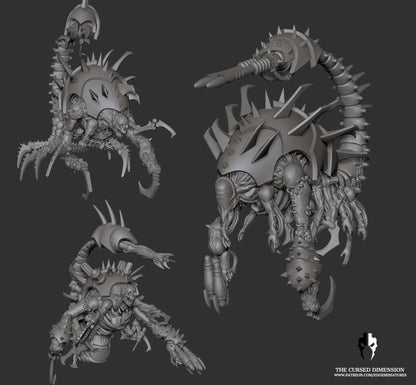 Cursed Elves Collector/Spirit Leecher | 32/28mm Heroic-Scale Sci-Fi Monster Miniatures