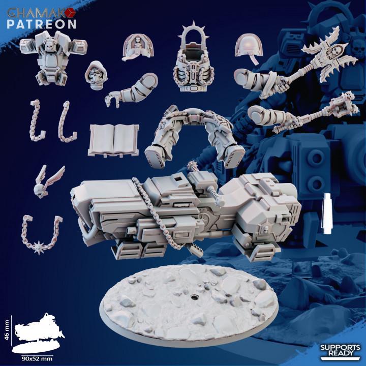 Pontifex Of War | 32/28mm Heroic-Scale Sci-Fi Leader