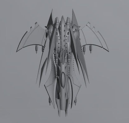 Cursed Elves Fleet Scale Dreadnaught | Fleet Scale Sci-Fi Miniatures