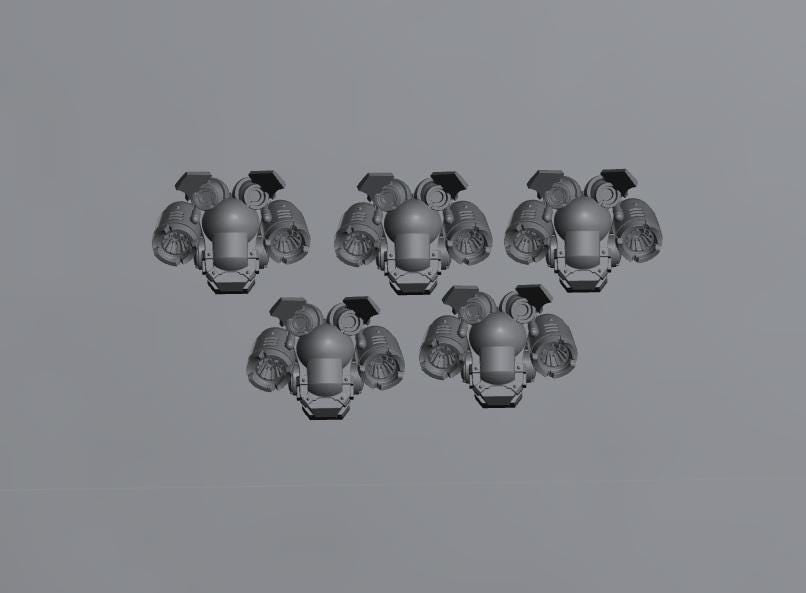 Pactum Aeternum Jetpacks | 32/28mm Heroic-Scale Sci-Fi Conversion Bits