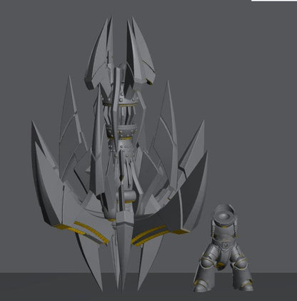 Fleet Scale Space Base | Space Fleet Scale Sci-Fi Miniatures