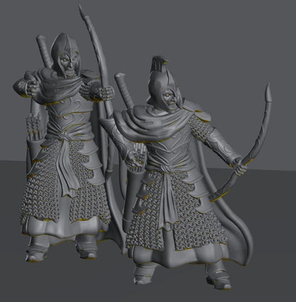 Oathbreaker Elven Warriors | 28mm Scale Fantasy Infantry Miniatures