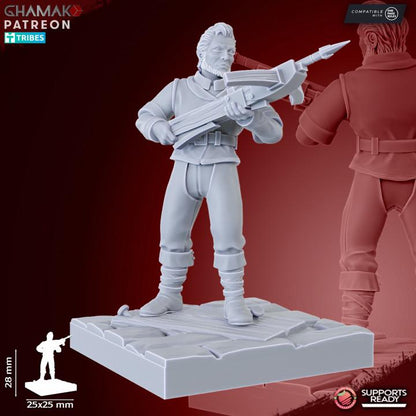 The Human Empire Ranged Infantrymen | 28mm Heroic-Scale Fantasy Infantry Miniatures