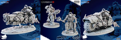 Pontifex Of War | 32/28mm Heroic-Scale Sci-Fi Leader