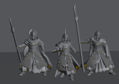 Oathbreaker Elven Warriors | 28mm Scale Fantasy Infantry Miniatures