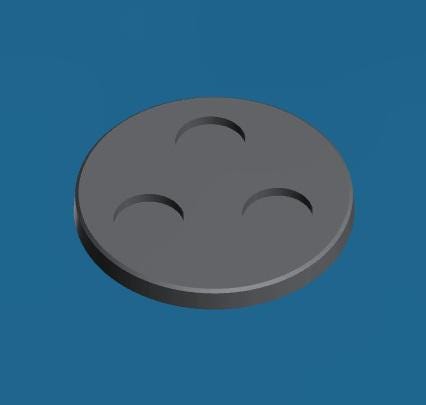 Rectangle/Round Epic Scale Miniature Bases |  8mm Square Bases for Epic Scale Wargaming