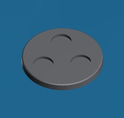 Rectangle/Round Epic Scale Miniature Bases |  8mm Square Bases for Epic Scale Wargaming