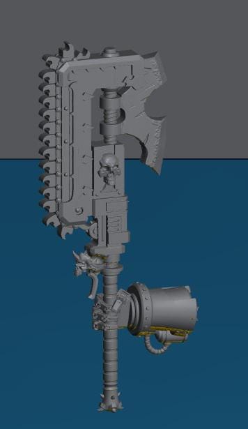 Impaler Titan Miniature | 32/28mm Heroic-Scale Sci-Fi War Engine
