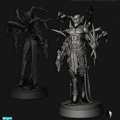 Cursed Elves Heroes | 32/28mm Heroic-Scale Sci-Fi Infantry Miniatures