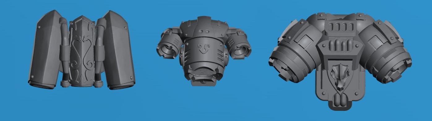 Jetpacks | 32/28mm Heroic-Scale Sci-Fi Conversion Bits