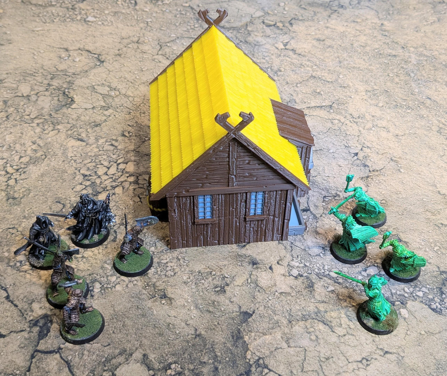 Multi Colour Master Ring Village | 32/28mm Wargaming Scenery and Miniature Terrain