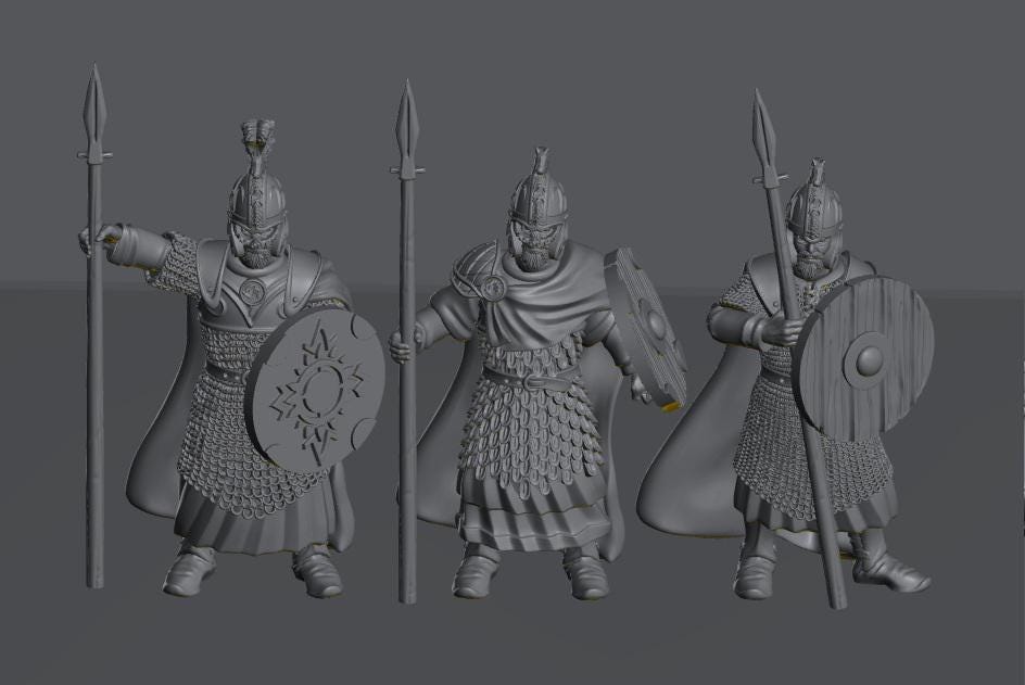 Horse Lords Guards | 28mm Scale Fantasy Infantry Miniatures