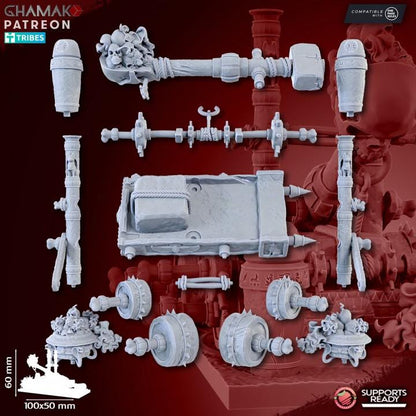 Undead Pharaohs Sand Catapult | 28mm Heroic-Scale Fantasy War Machine Miniatures