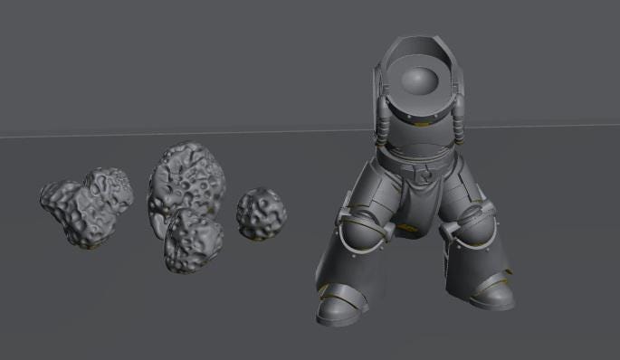 Fleet Scale Asteroids | Space Fleet Scale Sci-Fi Miniatures