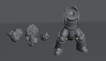 Fleet Scale Asteroids | Space Fleet Scale Sci-Fi Miniatures