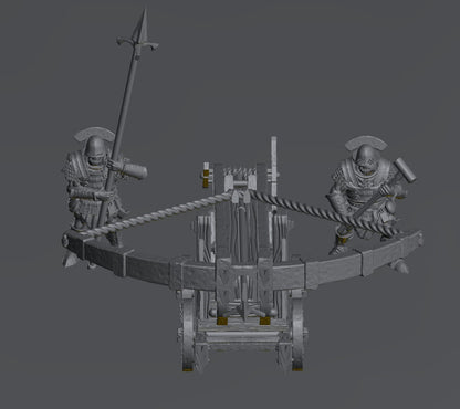 Half Orc Ballista | 28mm Scale Fantasy War Machine Miniatures