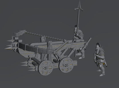 Half Orc Ballista | 28mm Scale Fantasy War Machine Miniatures