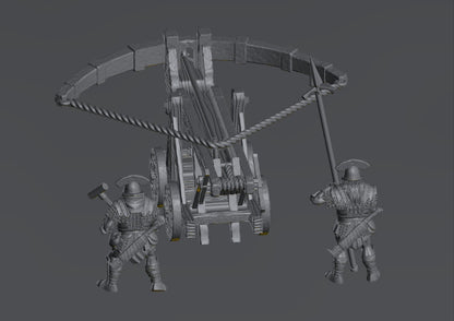 Half Orc Ballista | 28mm Scale Fantasy War Machine Miniatures