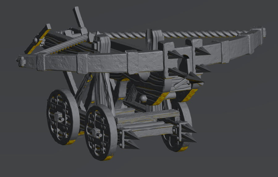 Half Orc Ballista | 28mm Scale Fantasy War Machine Miniatures