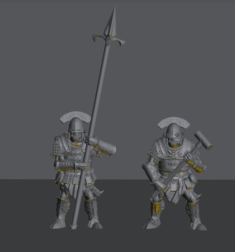 Half Orc Ballista | 28mm Scale Fantasy War Machine Miniatures