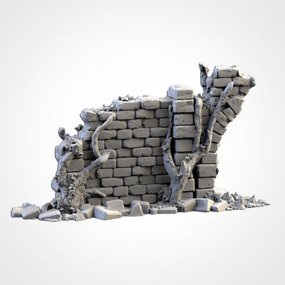 Abandoned City Ruins | 32/28mm Wargaming Scenery and Miniature Terrain