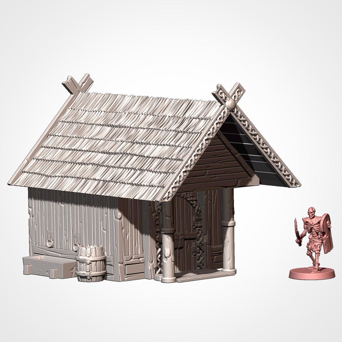 Master Ring Village | 32/28mm Wargaming Scenery and Miniature Terrain