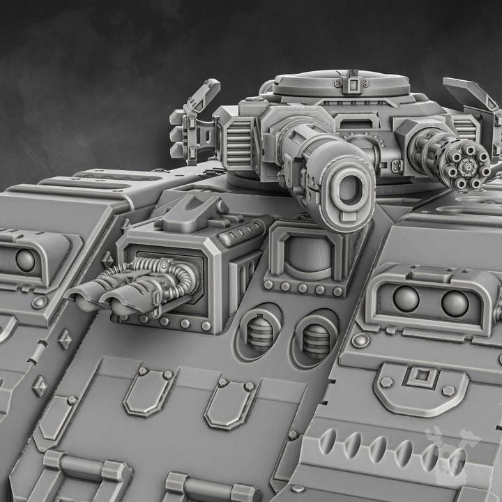 Repeller | 32/28mm Heroic-Scale Sci-Fi Hover Tank
