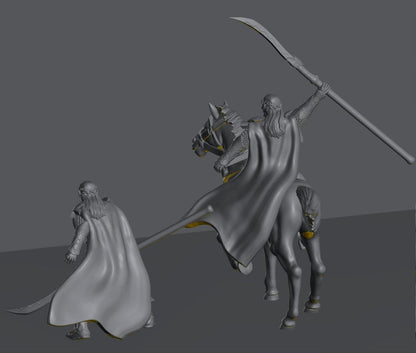 Oathbreaker Elven King | 28mm Scale Fantasy Infantry Miniatures