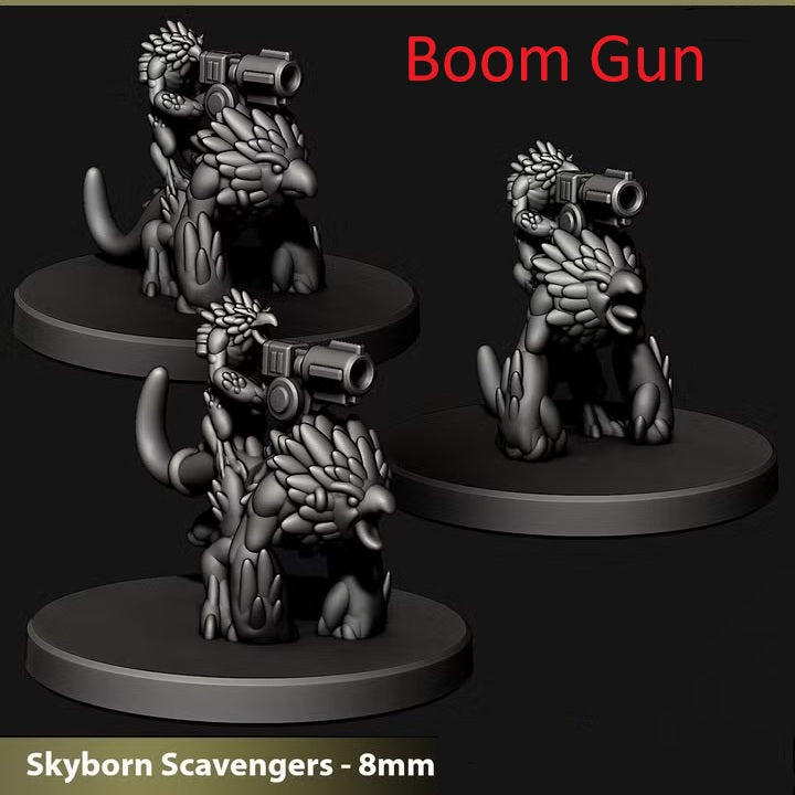 Skyborn Beast Riders | 8mm Epic Scale Sci-Fi Walker Miniature