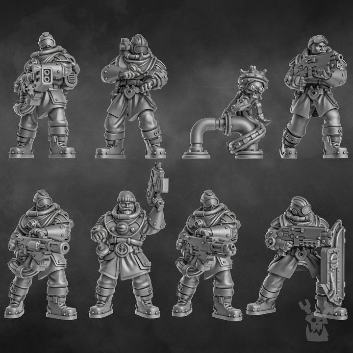 Navy Special Forces | 32/28mm Heroic-Scale Sci-Fi  Infantry Miniatures