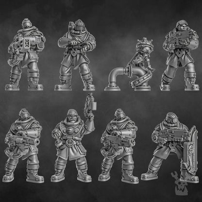 Navy Special Forces | 32/28mm Heroic-Scale Sci-Fi  Infantry Miniatures