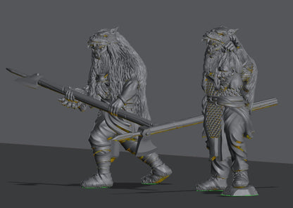 Hillmen Raiders Berserkers | 28mm Scale Fantasy Infantry Miniatures