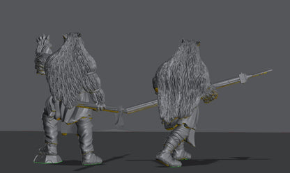 Hillmen Raiders Berserkers | 28mm Scale Fantasy Infantry Miniatures