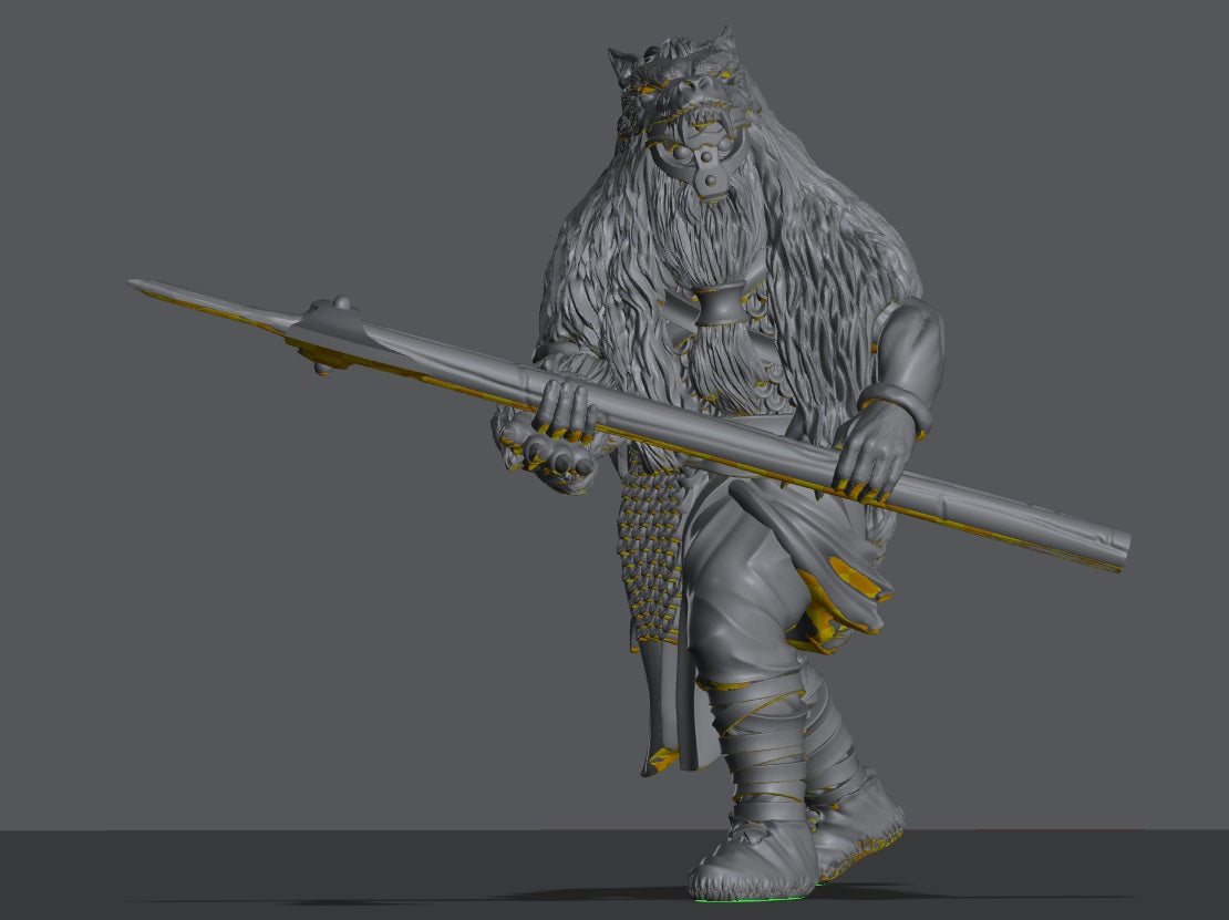 Hillmen Raiders Berserkers | 28mm Scale Fantasy Infantry Miniatures