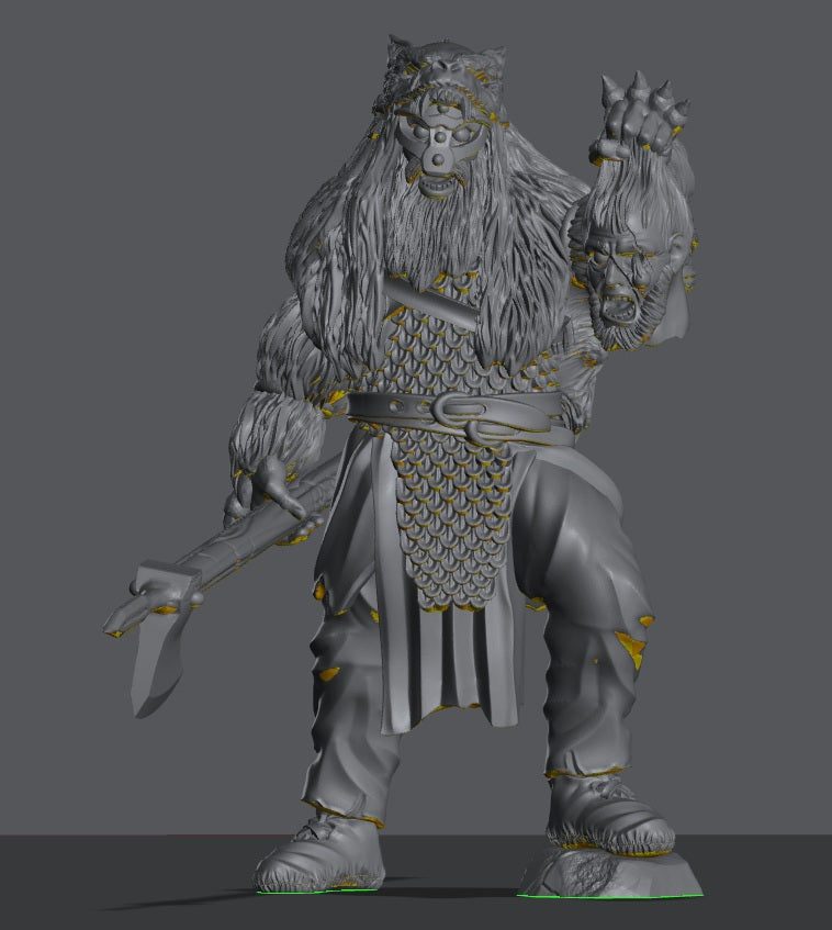 Hillmen Raiders Berserkers | 28mm Scale Fantasy Infantry Miniatures