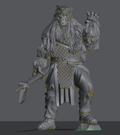 Hillmen Raiders Berserkers | 28mm Scale Fantasy Infantry Miniatures