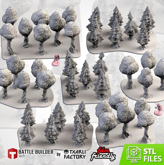 Tabletop Trees | 32/28mm Wargaming Scenery and Miniature Terrain