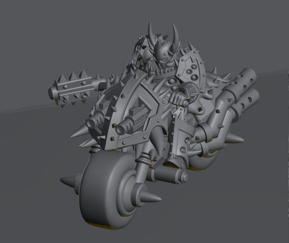 Followers of Change Bikers | 32/28mm Heroic-Scale Sci-Fi Heavy Infantry Bikers