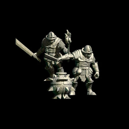 Half Orc Bomb Crew | 28mm Scale Fantasy Infantry Miniatures