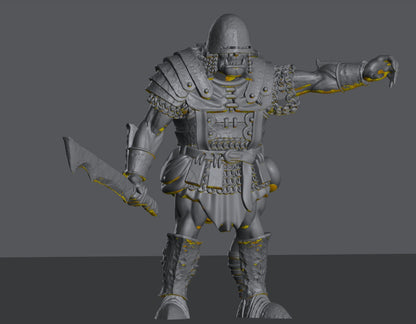 Half Orc Bomb Crew | 28mm Scale Fantasy Infantry Miniatures