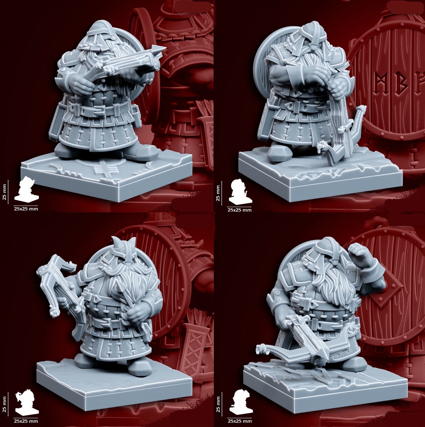 Dwarf Army Bundle | 28mm Heroic-Scale Fantasy Army