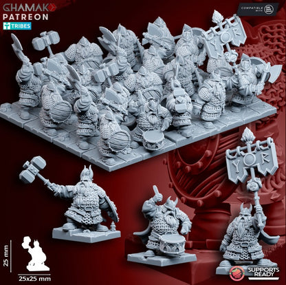Dwarf Army Bundle | 28mm Heroic-Scale Fantasy Army